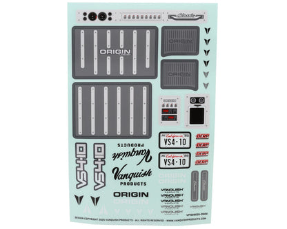 Vanquish Products VS4-10 Origin Classic Body Interior & Accessories Set (Clear) - VPS10118