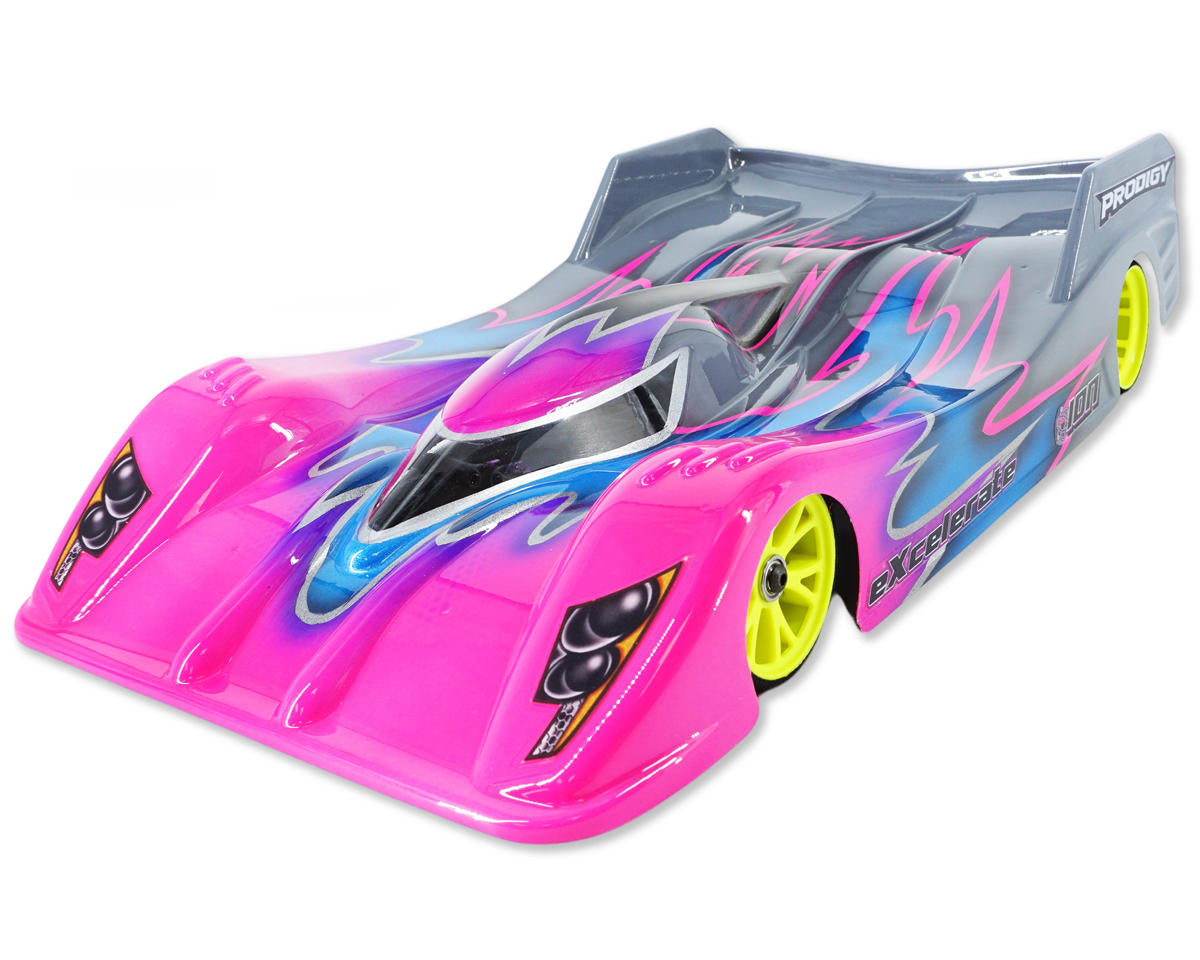 eXcelerate MACH "S" 1/12 Scale On-Road Pan Car "Stock" Body (Clear) (.015") - XCE-0517.15