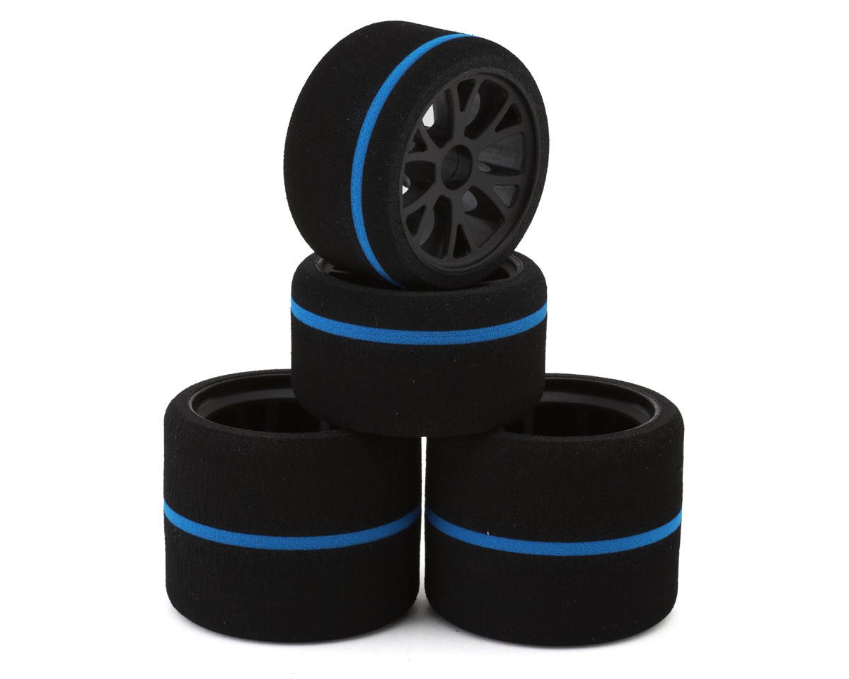 eXcelerate 1/12 Pan Car Pre-Mounted Front & Rear Foam Tires Combo (Spec) - XCE-3015.2
