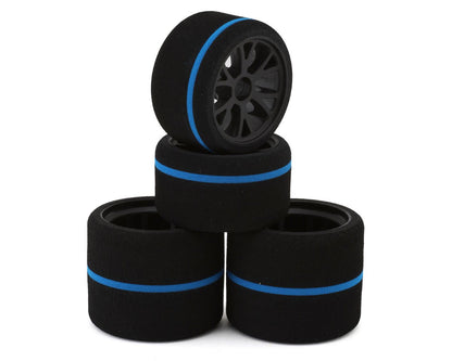 eXcelerate 1/12 Pan Car Pre-Mounted Front & Rear Foam Tires Combo (Spec) - XCE-3015.2
