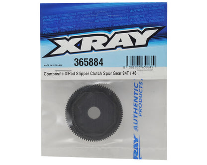 365875 X-ray Composite 3-Pad Slipper Clutch Spur Gear 75T