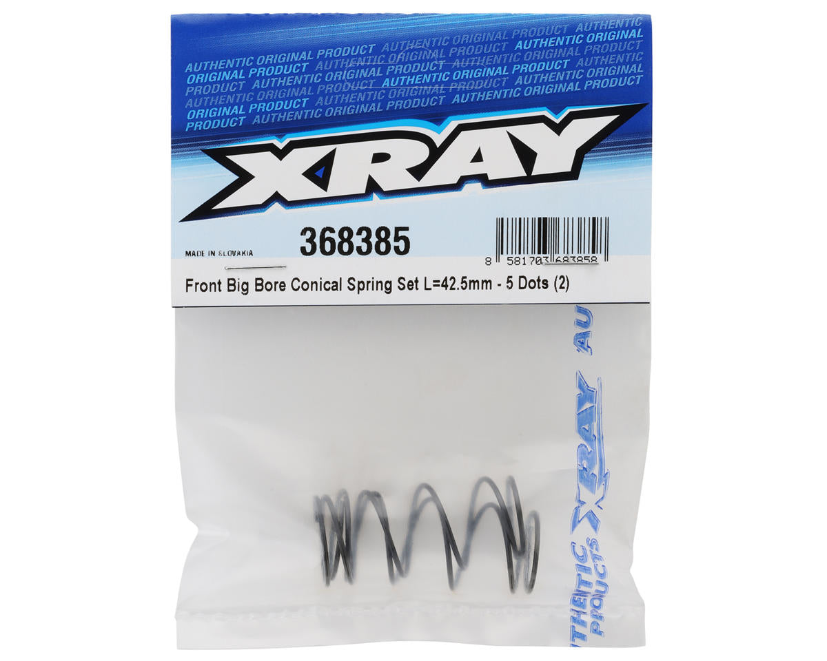 368385 X-ray Front Big Bore Conical Spring Set (5 Dots) - L=42.5mm