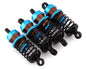 Yeah Racing Aluminum Go Big Bore Touring Shocks (Blue) (4) (55mm) - YEA-BBG-0055BU