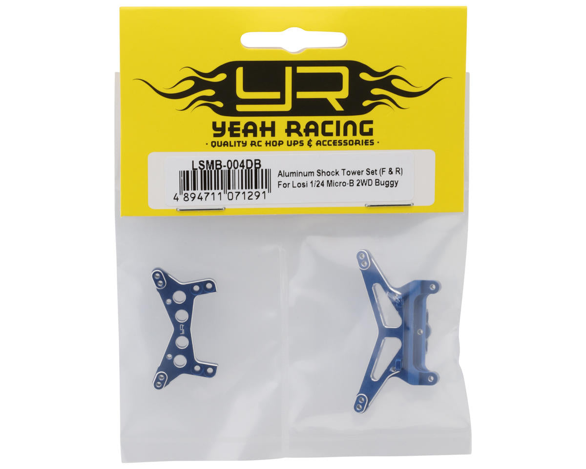LSMB-004DB Aluminum Shock Tower Set Blue
