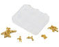 Team Associated RC28R Stainless Steel Screw Set w/Box (Gold) - TSAS-0046GD
