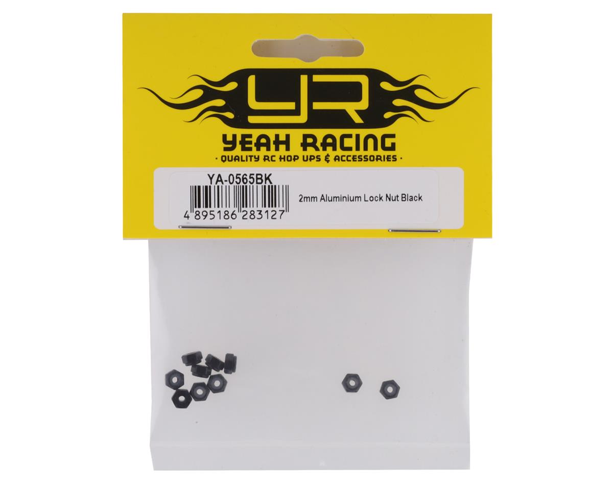YA-0565BK Yeah Racing Aluminum 2mm Lock Nuts