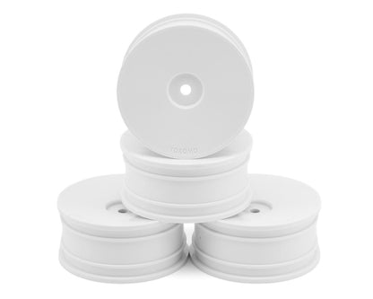 Yokomo Aero-Dish 24mm Lightweight TC Wheels (White) (4) (Medium-Narrow) - YOKTW-2512-3